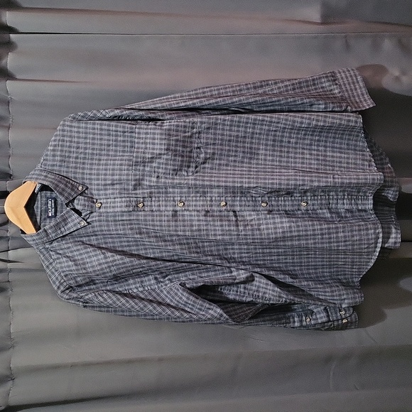 PURITAN MEN'S WRINKLE RESISTANT BUTTON DOWN SHIRT. XLT - Picture 1 of 6